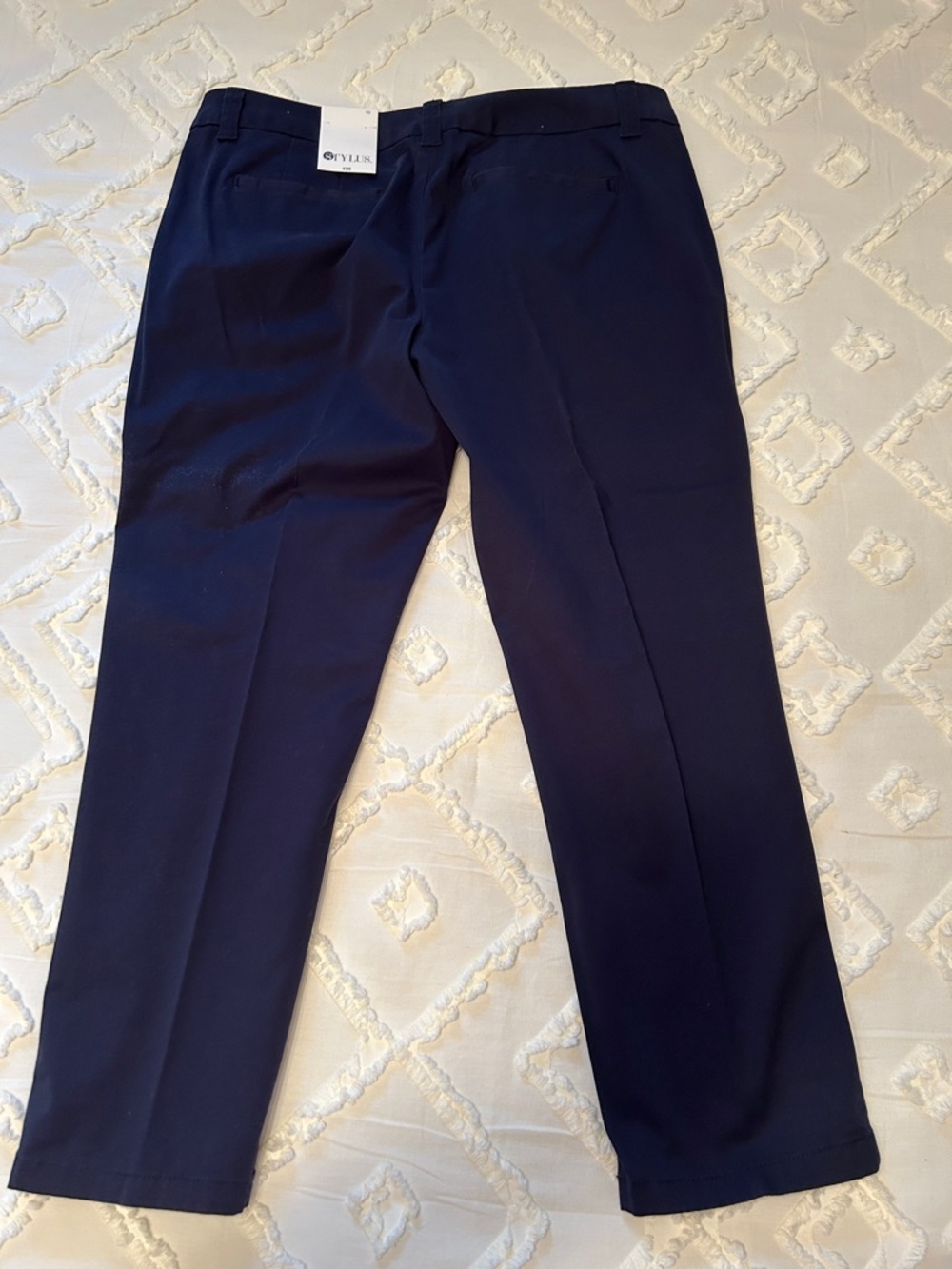 NWT Women’s Stylus Navy cotton Cropped Pants
